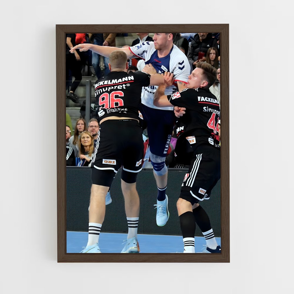 Poster rythme basketball – affiche Handball (vue 5)